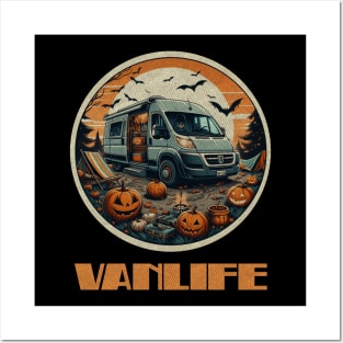 Spooky camper conversion van Posters and Art